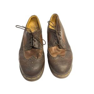Vintage Dr Martens Mens US 12 UK 11 Hipster 3989 Brogue Wingtip Oxford England